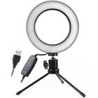 Anel De Luz Led Ring Light 16 Cm Tripé Mesa