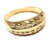 Anel de ouro 18k Trabalhado Estampado