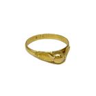 Anel Em Ouro 18k 750 Bolinha 4mm