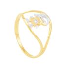 Anel em Ouro 18K Menina com Diamantes - AU6572