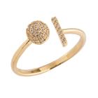 Anel Feminino Aurora Dourado Glow Pearls