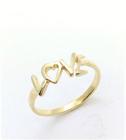 Anel Love Banho De Ouro 18k 3423