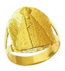 Anel Nossa Senhora Aparecida em Ouro 18K K530