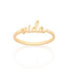 Anel Rommanel Skinny Ring Escrito Vida 512859