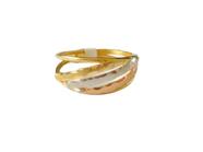 Anel Tricolor Ouro 18k Ishizaki - 2.20