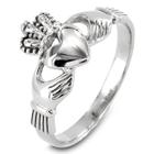 Anel West Coast Jewelry ELYA Irish Claddagh em aço inoxidável