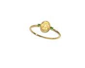 Anel Zootecnia- Linha Leveza- Ouro18k- Gemas Naturais