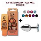 Anestésico Anal Tesão na Raba + Plug Anal P Kit Anal Iniciante Gel Excitante Sex shop - Sexy Fantasy