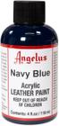 Angelus Tinta acrílica para couro 118 ml azul marinho