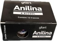 Anilina à Alcool Gliart 4.0 gramas - Caixa 12 frascos