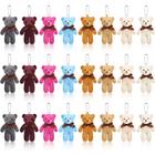 Animais de pelúcia Skylety Mini Bears 12 cm, 24 unidades para chaveiro DIY