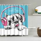 Animal Dog Imagens Cortinas de chuveiro para banheiro de alta qualidade