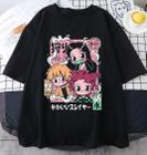 Camiseta Masculina De Desenho Anime Tanjiro Inosuke Zenitsu Nezuko Kimetsu  No Yaiba - NEW DROP - Camiseta Infantil - Magazine Luiza