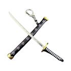 Anime Mini Roronoa Zoro Samurai Espada Chaveiro Katana Fivela Chaveiro Para Homens Mulheres Cosplay