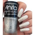ANITA - Esmalte Glitter - Ouro Branco - 10ml