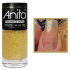 ANITA - Esmalte Glitter - Top Coat Folhas de Ouro - 10ml