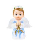 Anjinho Enfeite De Resina Anjo Roupa ul Oração 15 Cm