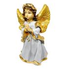 Anjo Decorativo Estatua Decorativa Em Gesso 23cm