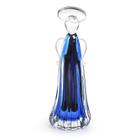 Anjo Em Cristal Murano Azul - São Marcos 28Cm