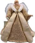 Anjo Topo Arvore Natal Gold Decoração Enfeite Casa 30Cm