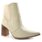 Ankle Boots Feminino Ramarim Off White 23-58122