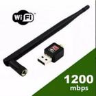 Antena Adaptador Wireless Usb 2.0 802.11N Wi-fi Internet 1200Mbps Pc Notebook Computador