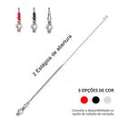 Antena Corta Pipa Cbx 150 Aero 2 Estágios Retrátil Guidão