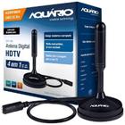 Antena Digital Hdtv 5 Em 1 Vhf/uhf/fm/hdtv/4k Uso Interno Ou Externo Com Cabo 5 Metros Dtv-150 - AQUARIO