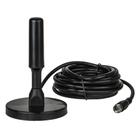 Antena Digital HDTV/DTV/VHF/UHF/FM Interna e Externa 5,0 Metros com Imã