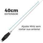 Antena Mini Marinox Para Rádio Px 10, 11 E 12 Metros Com Prolongador 40cm B-2005p40 - AQUARIO