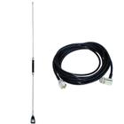 Antena Móvel Px 66cm 100w Carro Caminhonete Cabo 5,5mts