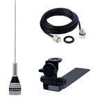 Antena Móvel Vhf M-300c Suporte Caminhonete Cabo Coaxial com Conectores 5,5 metros - AQUARIO