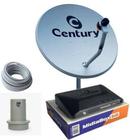 Antena parabolica digital century 60 cm Kit completo a nova
