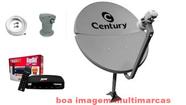 Antena Parabólica Digital+Receptor Bedin Sat HD Full HD