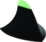 Antena Shark Tubarao Decorativa Universal Preta Led Verde Para Carro