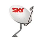 Antena Sky Vivensis Pré Pago Conforto Hd 60Cm Cinza