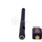 Antena USB 2.0 Receptor de WiFi Wireless Internet Sem Fio 1200Mbps 802.INN PC Notebook 55