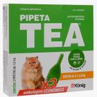 Anti Pulgas Pipeta Tea Gatos De 4,1 A 8kg Kit C/ 3 Pipetas