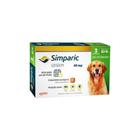 Anti Pulgas Simparic 80mg C/3comp Cães 20,1 A 40 Kg