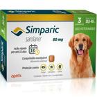 Anti Pulgas Zoetis Simparic 80 Mg Para Cães 20,1 a 40 Kg