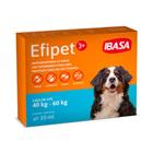 Antipulga e Carrapatos Efipet 3+ 10mL para Cães de 40 a 60 kg