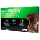 Antipulgas Capstar 57mg Cães de 11,4kg a 57Kg C/6 Comprimidos - ELANCO