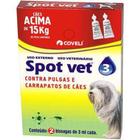 Antipulgas Coveli Spot Vet 3 para Cães Acima de 15 Kg 3 mL 2 Bisnagas - Bulldog