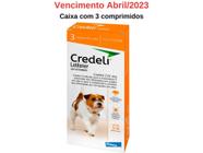 Credeli tab 225mg c/3comp 5,5a11kg - Elanco - Antipulga e