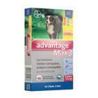 Antipulgas e Carrapatos Advantage Max 3 para Cães de até 4kg 0,4ml 1 bisnaga