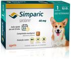 Antipulgas e Carrapatos Simparic para Cães de 10,1 a 20Kg 1 comprimido