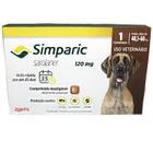 Antipulgas Para Cachorro Simparic 40 A 60Kg Dose Única 120Mg