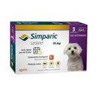 Antipulgas para Cachorros Simparic 3 comprimidos 10mg - 2,5kg a 5kg - Zoetis