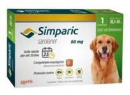 Antipulgas Simparic 80mg Cães 20,1 A 40kg 1 Comprimido