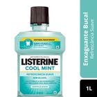 Antisséptico Bucal Listerine Cool Mint Refrescância Suave Sem Álcool 1L